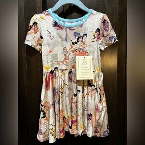 Little Snuggles Bamboo Fabric Disney Aladdin Character Dress